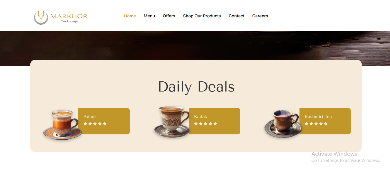 Restaurant Website 4